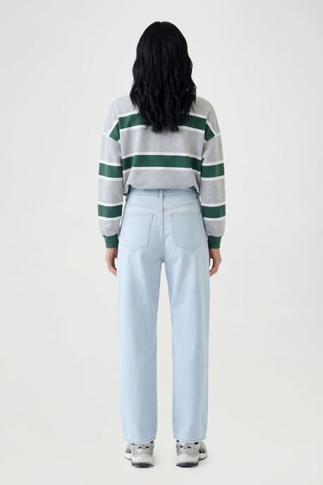 Basics High Waist Straight Leg Jean - Image 3