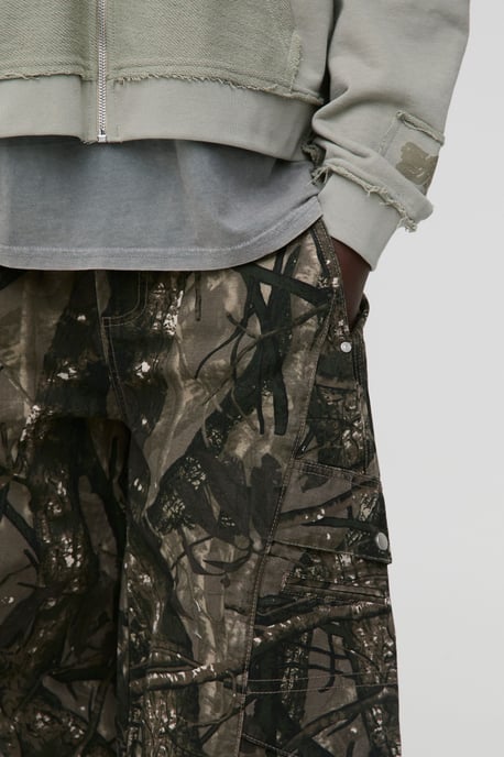 Balloon Forest Camo Cargo Trousers - Image 3