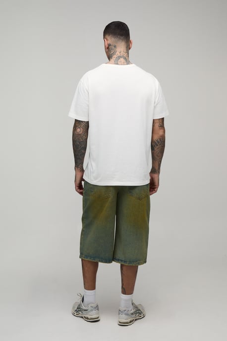 Tall Longline Tinted Denim Jorts - Image 2