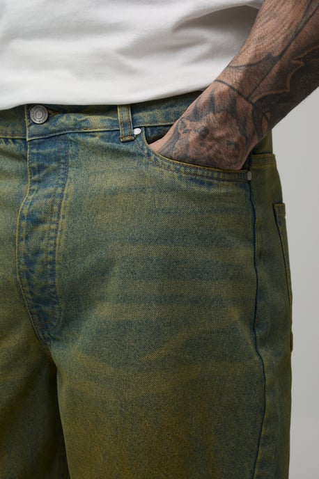 Tall Longline Tinted Denim Jorts - Image 3