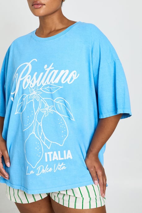 Plus Positano Italia Printed T Shirt - Image 4