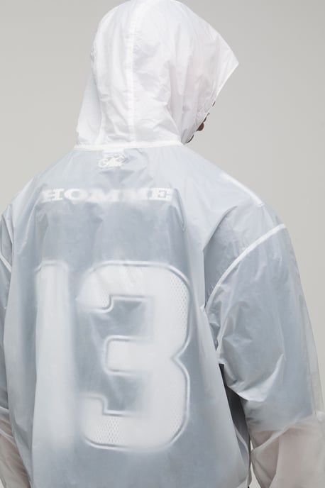 Oversized Translucent Ripstop Sports Cagoule - Image 3