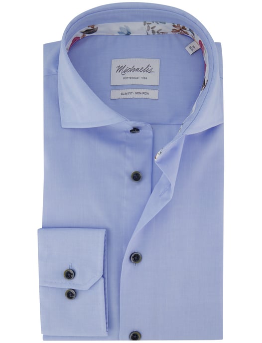 Overhemd lichtblauw Michealis strijkvrij slim fit - Image 1