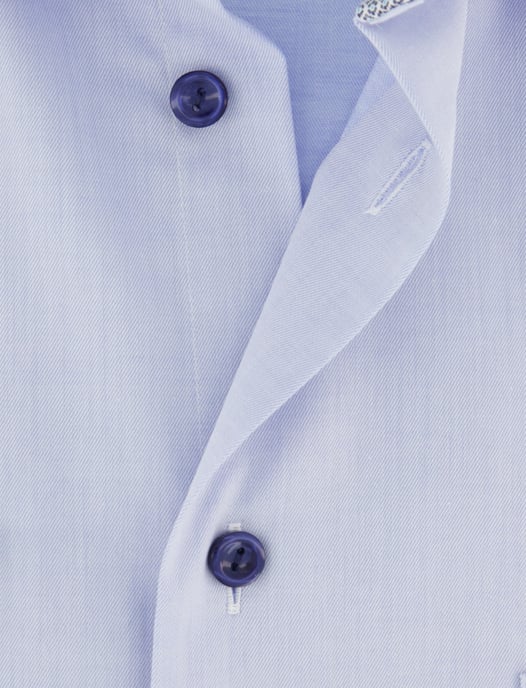 Eton Classic Fit lichtblauw gemêleerd overhemd - Image 4