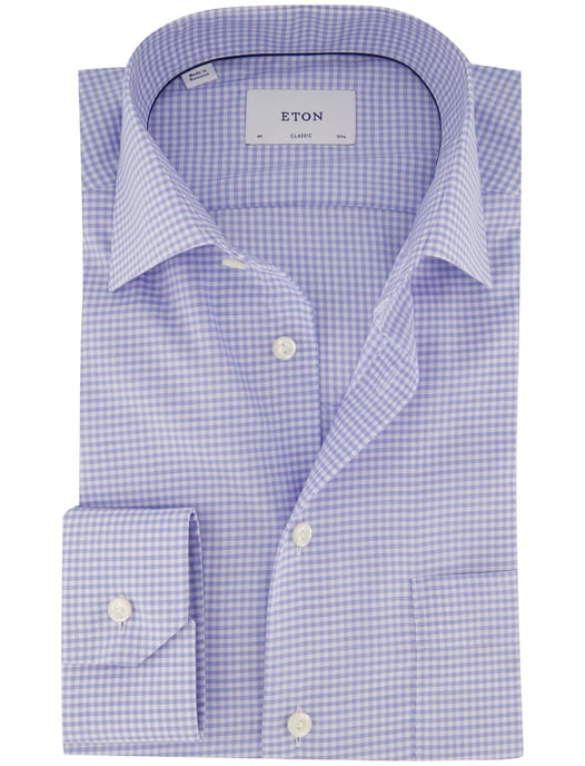 Overhemden Eton Classic Fit lichtblauw - Image 1