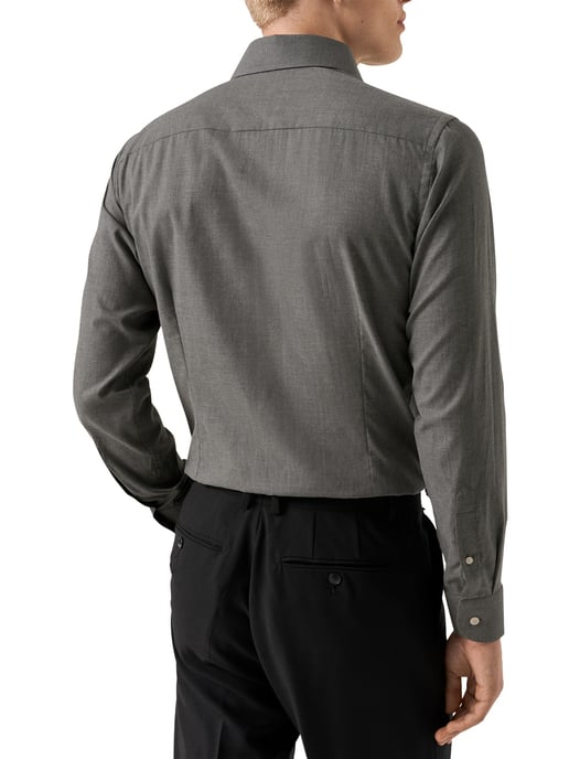 Eton zakelijk overhemd Slim Fit grijs strijkvrij - Image 2