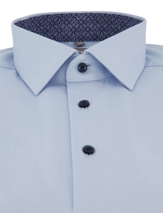 Olymp comfort fit overhemd blauw katoen - Image 3
