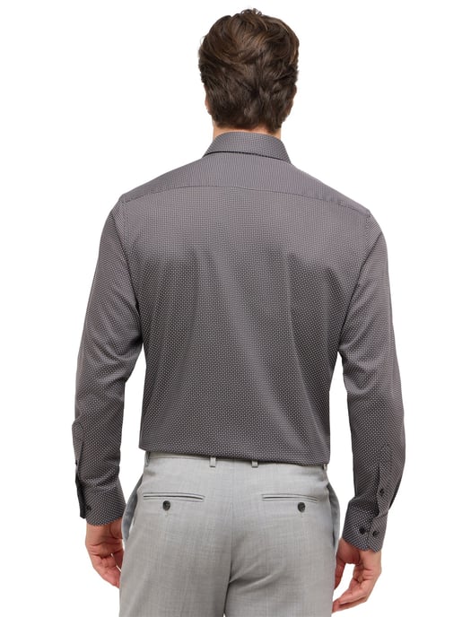 Eterna overhemd grijze print Modern Fit - Image 2