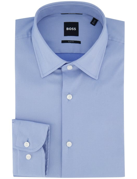 Lichtblauw BOSS Black overhemd P-Hank slim fit elegant - Image 2