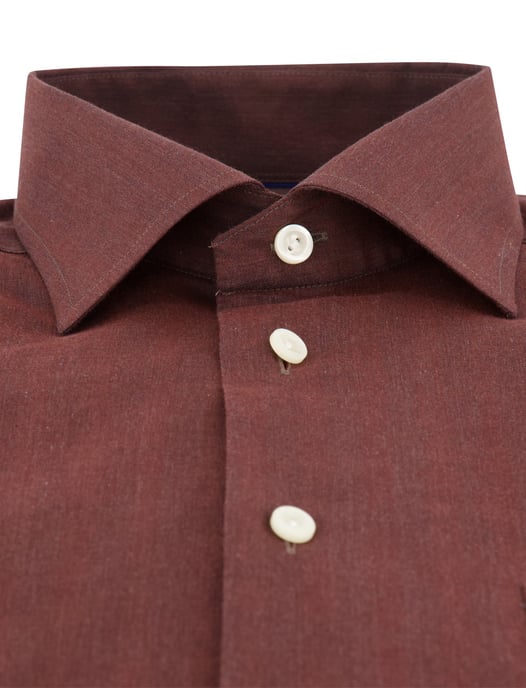 Eton classic fit overhemd katoen bordeaux - Image 3