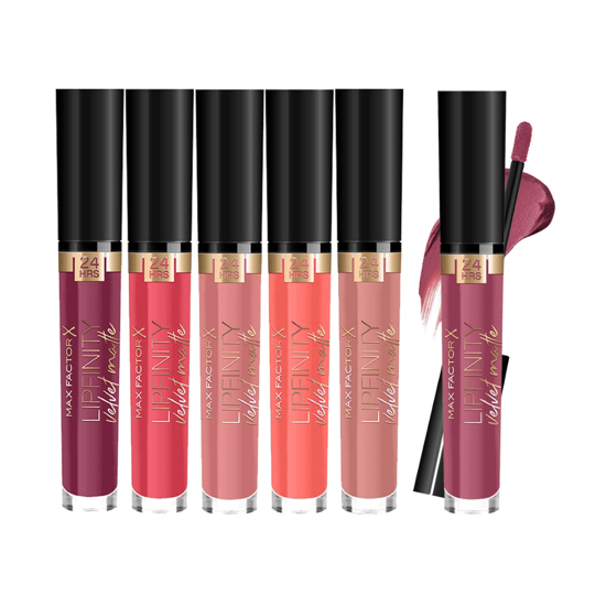 Max Factor Lipfinity Velvet Matte Liquid Lipstick 3.5ml - 050 Satin Berry - Image 2