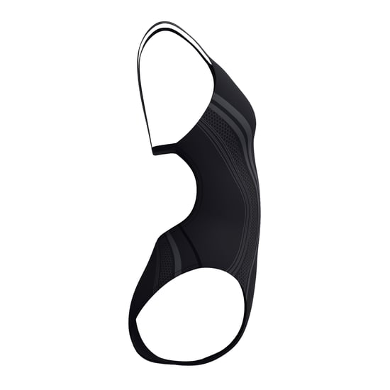 Speedo Womens/Ladies Active Printed One Piece Swimsuit (Black) - Image 3