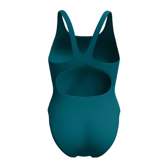 Speedo Womens/Ladies 2.0 Colour Block Muscleback One Piece Swimsuit (Green/Light Green) - Image 3