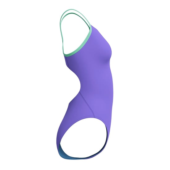 Speedo Womens/Ladies Flyback 2.0 One Piece Swimsuit (Blue/Purple) - Image 4