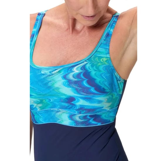 Speedo Womens/Ladies Eclipse Contour One Piece Swimsuit (Navy) - Image 4
