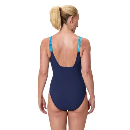 Speedo Womens/Ladies Eclipse Contour One Piece Swimsuit (Navy) - Image 5