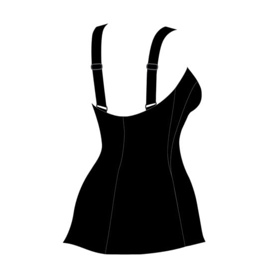 Speedo Womens/Ladies Logo Swim Dress (Black) - Image 2
