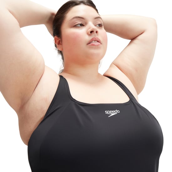 Speedo Womens/Ladies Logo Swim Dress (Black) - Image 3