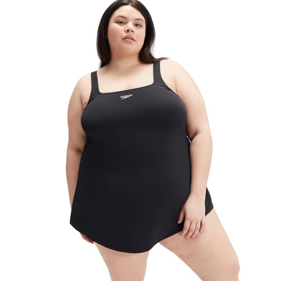 Speedo Womens/Ladies Logo Swim Dress (Black) - Image 4