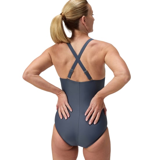 Speedo Dames V-hals Shaping Badpak (Grijs) - Image 2