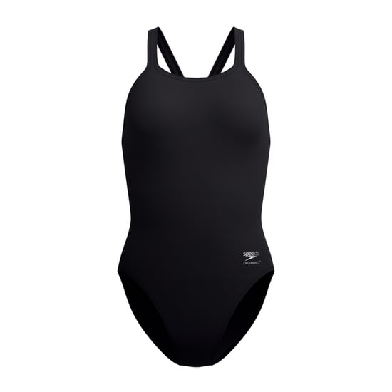 Speedo Womens/Ladies Solid Leaderback One Piece Swimsuit (Black) - Image 1