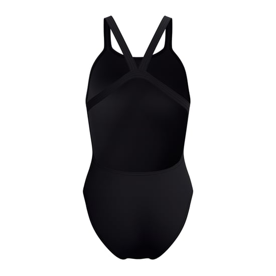 Speedo Womens/Ladies Solid Leaderback One Piece Swimsuit (Black) - Image 2