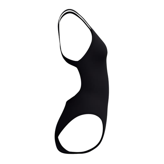 Speedo Womens/Ladies Solid Leaderback One Piece Swimsuit (Black) - Image 3