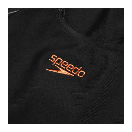 Speedo Girls Hyperbloom Splice One Piece Swimsuit (Black) - Image 3