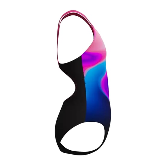 Speedo Girls Print Splashback One Piece Swimsuit (Pink) - Image 3