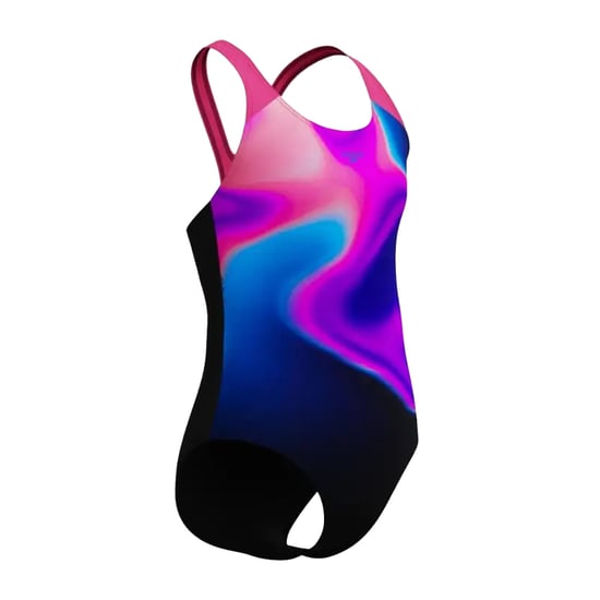 Speedo Girls Print Splashback One Piece Swimsuit (Pink) - Image 4