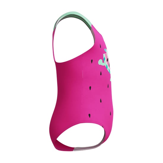 Speedo Girls Watermelon One Piece Swimsuit (Pink/Green) - Image 3