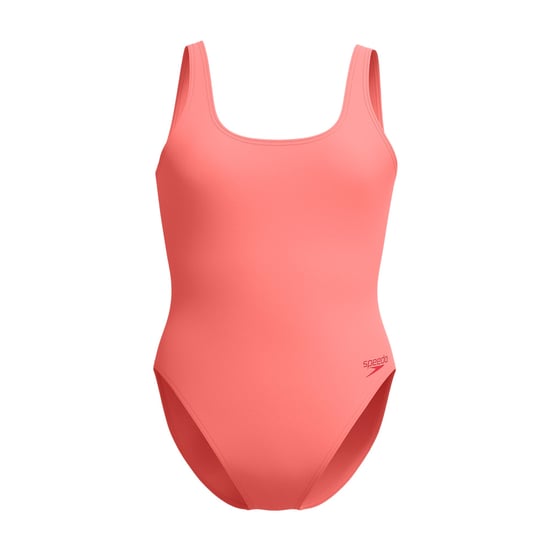 Speedo Dames/Dames ééndelig zwempak met gestructureerde U-rug (Oranje) - Image 1