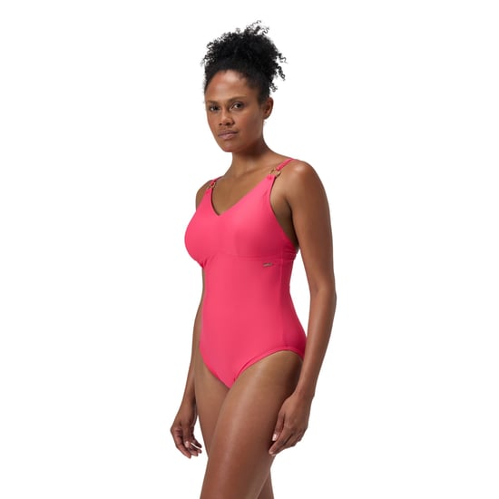 Speedo Womens/Ladies Strappy Shaping One Piece Swimsuit (Pink) - Image 5