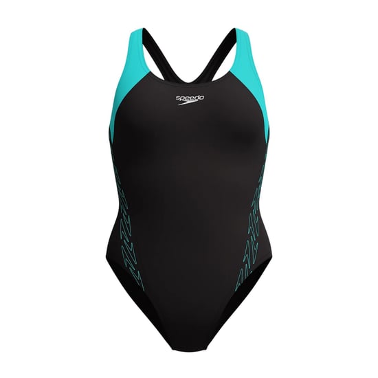 Speedo Womens/Ladies Hyperboom Splice Racerback One Piece Swimsuit (Blue) - Image 1