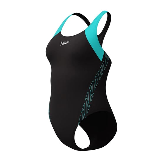 Speedo Womens/Ladies Hyperboom Splice Racerback One Piece Swimsuit (Blue) - Image 3
