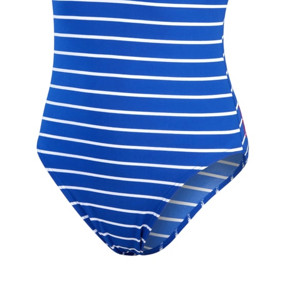 Speedo Womens/Ladies Medalist Striped Endurance+ One Piece Swimsuit (Blue) - Image 3