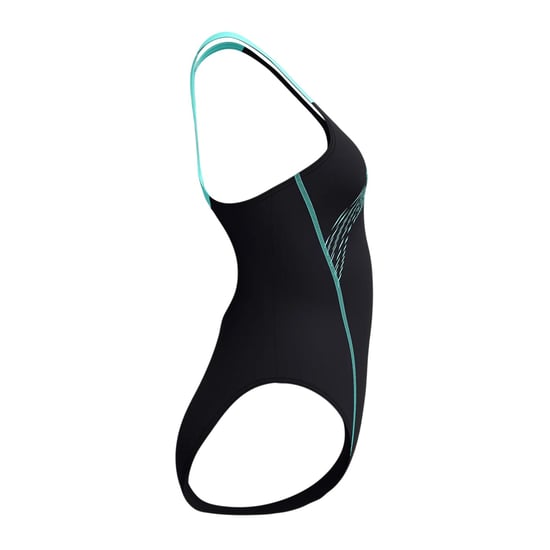 Speedo Womens/Ladies Medley Logo One Piece Swimsuit (Blue) - Image 4