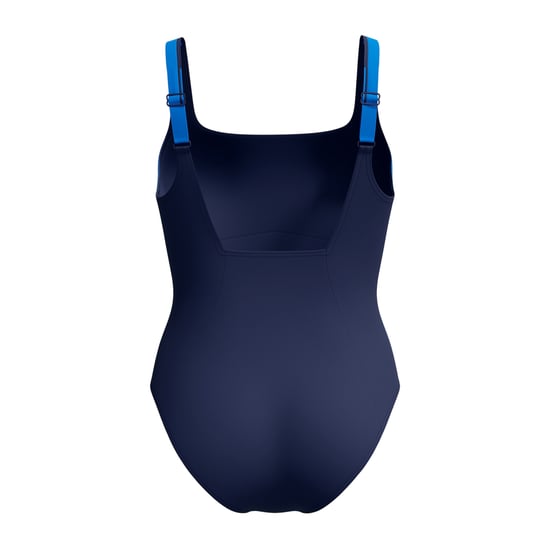 Speedo Womens/Ladies Eclipse Contour Two Tone One Piece Swimsuit (Blue) - Image 3