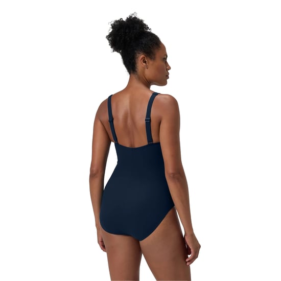 Speedo Womens/Ladies Lunaelustre Printed Shaping One Piece Swimsuit (Navy) - Image 5