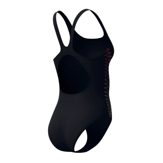 Speedo Womens/Ladies Placement Muscleback One Piece Swimsuit (Black) - Image 3