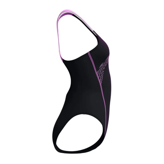 Speedo Womens/Ladies Medley Logo One Piece Swimsuit (Purple) - Image 3