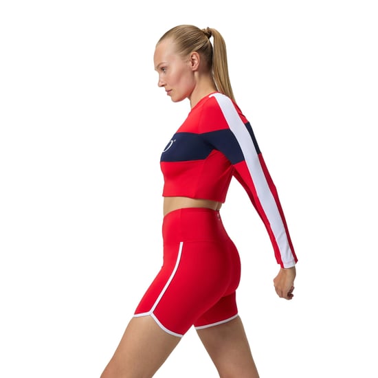 Speedo Womens/Ladies Solid Bound Swim Shorts (Red) - Image 3