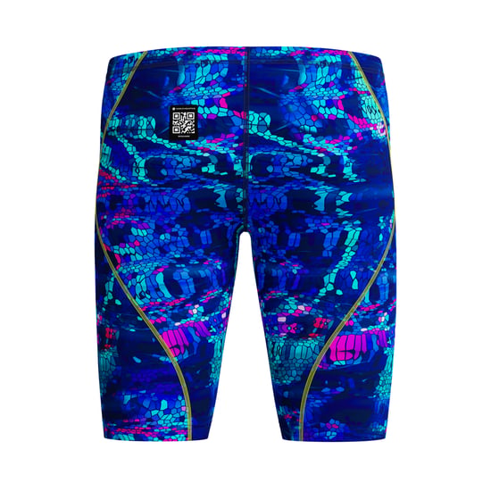 Speedo Mens Fastskin Hyperspark Mosaic Jammer Shorts (Blue/Pink) - Image 2