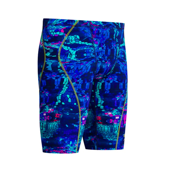 Speedo Mens Fastskin Hyperspark Mosaic Jammer Shorts (Blue/Pink) - Image 3