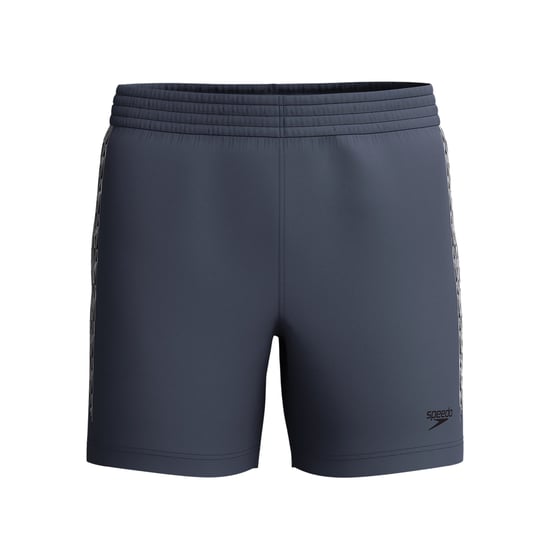 Speedo Mens Hyperboom Splice Stripes Swim Shorts (Grey) - Image 1