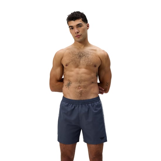Speedo Mens Hyperboom Splice Stripes Swim Shorts (Grey) - Image 4