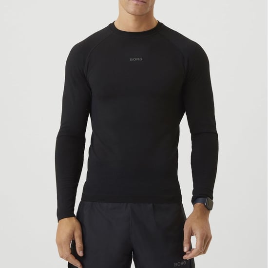 Björn Borg - Mens Seamless Running Long Sleeve T-Shirt- Black - Image 3