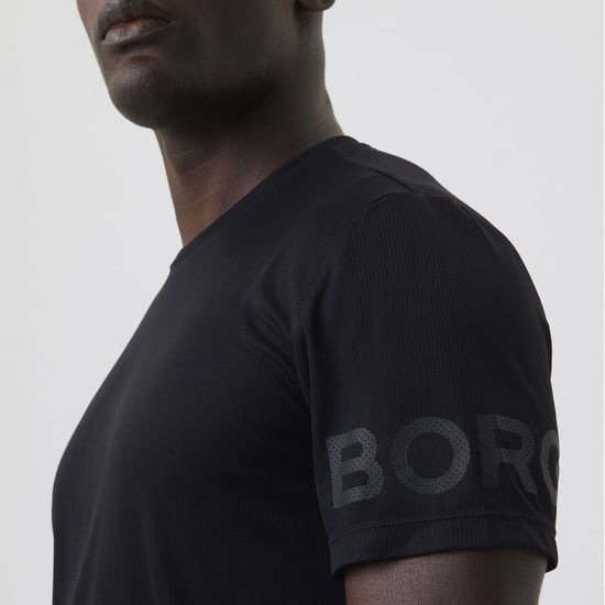 Björn Borg - Mens Light Short Sleeve Training T-Shirt - Black - Image 4
