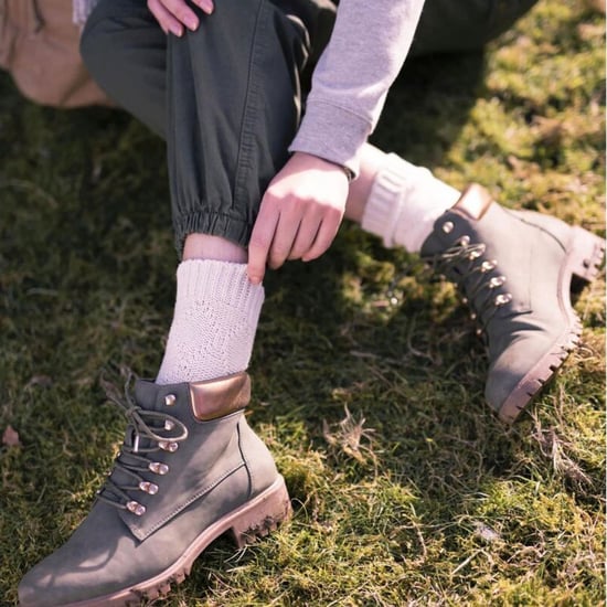 Ladies Wool Boot Socks | Jeep | Cable Knit Socks for Women, Thick Ribbed Knit Winter Socks for Outdoor and Leisure Wear - Charcoal / Cream - Image 4