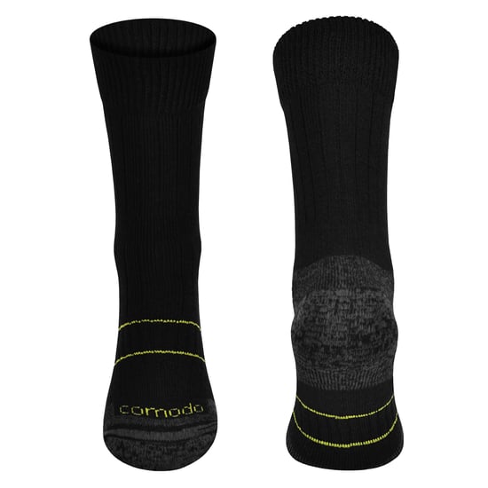 Breathable Wool Work Socks | Comodo | Thick Heavy Duty Boot Socks - Black - Image 4